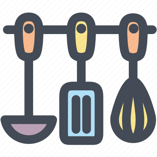 Household, kitchen, kitchenware, ladle, spatula, tools, whisk icon - Download on Iconfinder
