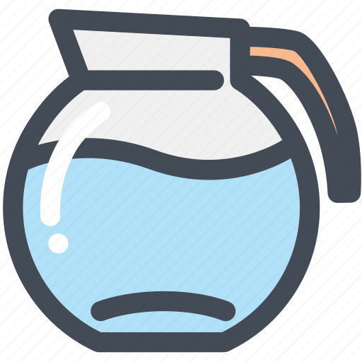 Beverage, coffee carafe, container, drink, household, pitcher, water pitcher icon - Download on Iconfinder