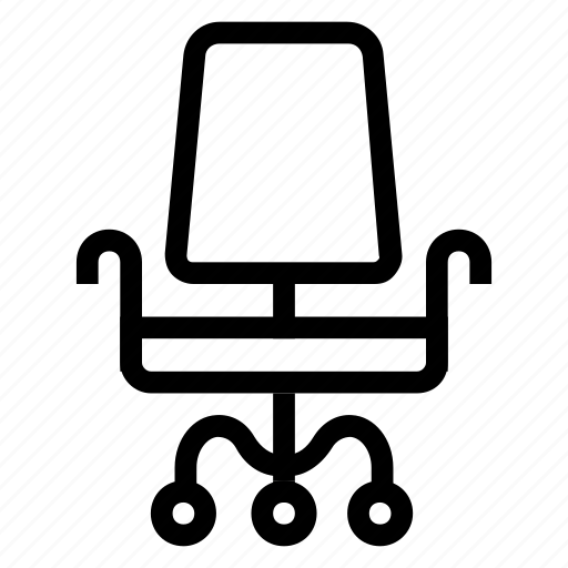Chair, decor, furniture, home, interior, revolving, wooden icon - Download on Iconfinder