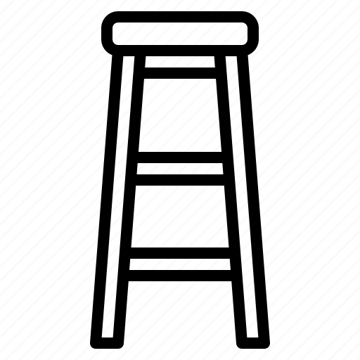 Bar, chair, furniture, stool icon - Download on Iconfinder