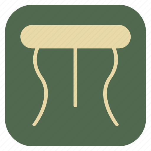 Furniture, interior, stool, wooden icon - Download on Iconfinder