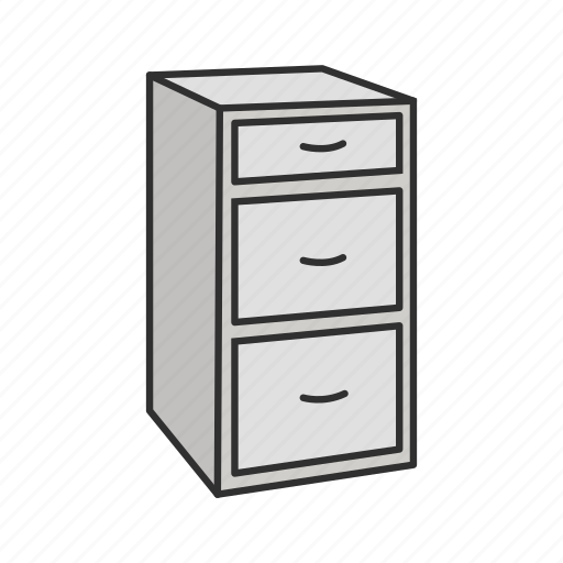 Drawer, filling cabinet, furniture, interior, storage, shelf icon - Download on Iconfinder