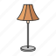 furniture, interior, lamp, lampshade, light, table lamp, households 