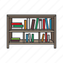 bookshelf, bookstand, cabinet, drawers, furniture, interior, shelves