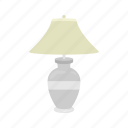 furniture, interior, lamp, lampshade, light, lightbulb, table lamp