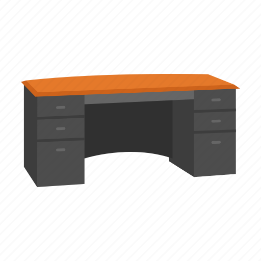Bureau, desk, furniture, interior, office, school table, table icon - Download on Iconfinder
