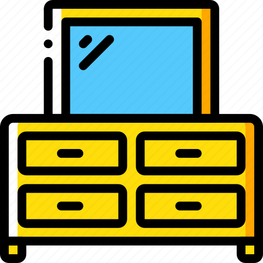 Chest of draws, clothes, draws, furniture, house icon - Download on Iconfinder