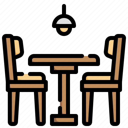 Dinning, table, chairs, dinner, eating icon - Download on Iconfinder