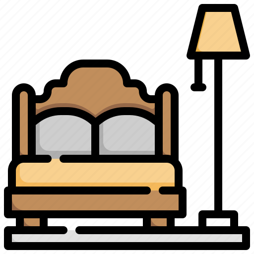 Double, bedroom, furniture, bed, sleep icon - Download on Iconfinder