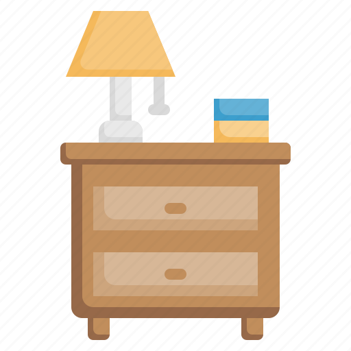 Night, stand, lamp, furniture, household, table icon - Download on Iconfinder