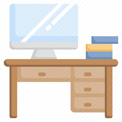 Workspace, workplace, desk, office, computer icon - Download on Iconfinder