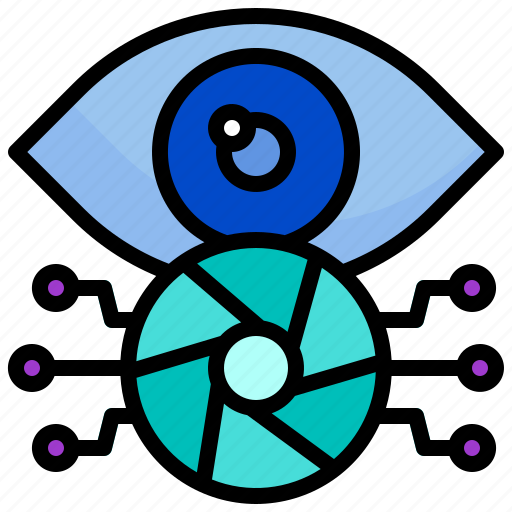 Smart, lens, eye, electronics, innovation, futuristic icon - Download on Iconfinder