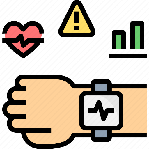 Health, tracker, wearable, sensor, smart, watch, alert icon - Download on Iconfinder