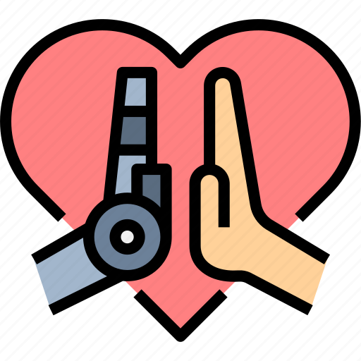 Love, recreation, wedding, robot, and, human, relation icon - Download on Iconfinder