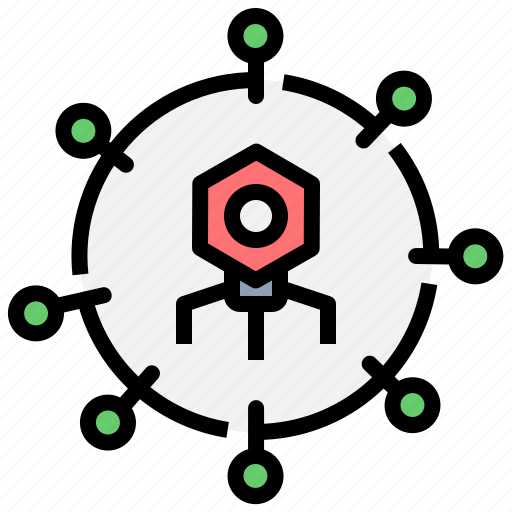 Nanotechnology, nanobots, cell, target, treatment, virus icon - Download on Iconfinder