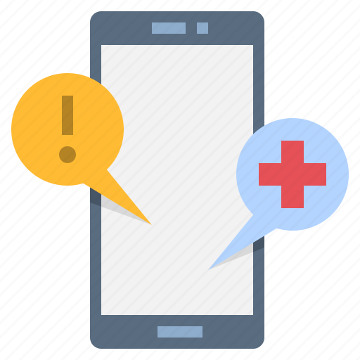 Health, alert, notification, warning, emergency, smartphone, sos icon - Download on Iconfinder