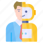 man vs robot, humanoid, ai, artificial intelligence, bionic man 