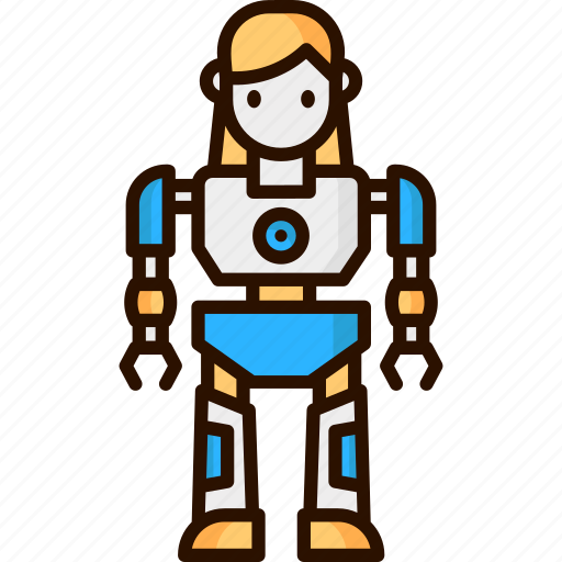 Humanoid, robot, woman icon - Download on Iconfinder
