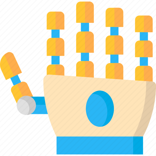 Artificial intelligence, futuristic, hand, robot, robotic hand icon - Download on Iconfinder
