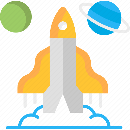 Planets, rocket, spacecraft, spaceship, startup icon - Download on Iconfinder