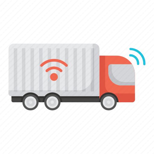 Truck, autonomous, wireless, automobile, artificial intelligence, driverless, self driving icon - Download on Iconfinder