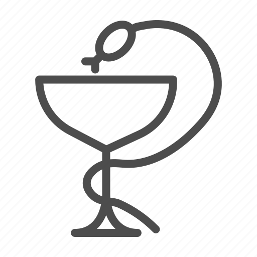 Snake, pharmacy, cup, medical, sign icon - Download on Iconfinder