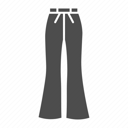 Trousers, denim, flared, pants, cloth icon - Download on Iconfinder