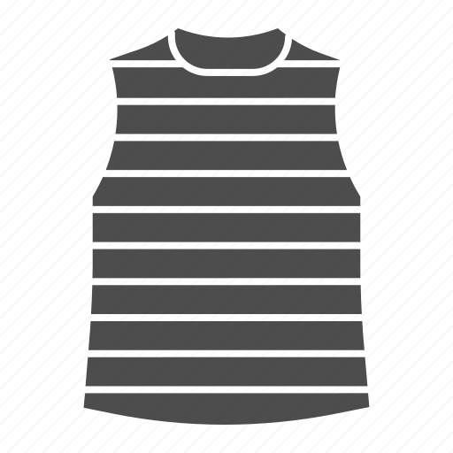 Vest, textile, striped, shirt, cloth icon - Download on Iconfinder