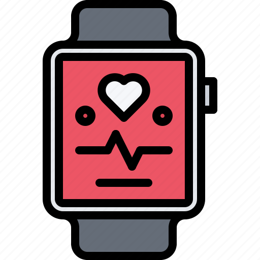 Device, fitness, gadget, pulse, smart, technology, watch icon - Download on Iconfinder