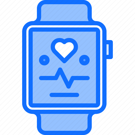 Device, fitness, gadget, pulse, smart, technology, watch icon - Download on Iconfinder