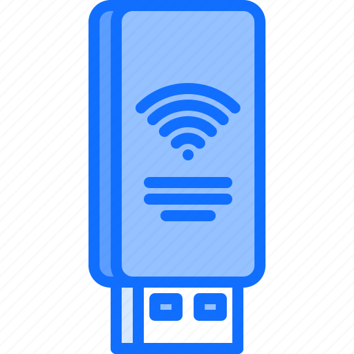 Adapter, device, fi, gadget, smart, technology, wi icon - Download on Iconfinder