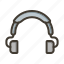 headphone, headset, music, earphone, audio 