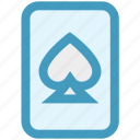 casino card, play card, poker, poker card, poker element, poker spade
