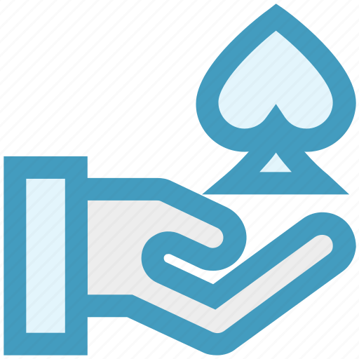 Ace, casino, gambling, game, hand, poker game icon - Download on Iconfinder