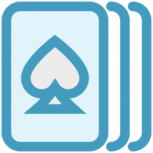 Cards, casino, gambling, game, hearts, three cards icon - Download on Iconfinder