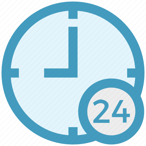 All time open, clock, customers, service, support, time icon - Download on Iconfinder