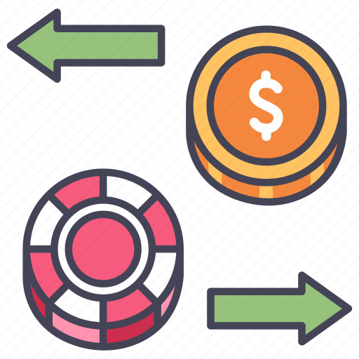 Casino, chip, exchange, gamble, gambling, money, poker icon - Download on Iconfinder