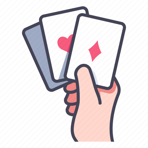 Card, casino, gamble, gambling, game, hand, poker icon - Download on Iconfinder