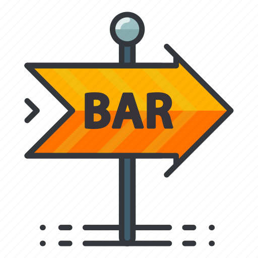 Arrow, bar, direction, gambling, sign icon - Download on Iconfinder