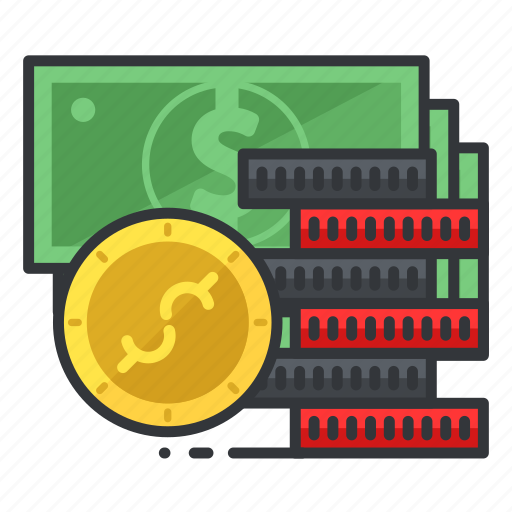 Chips, coin, dollar, gambling, money, payment icon - Download on Iconfinder