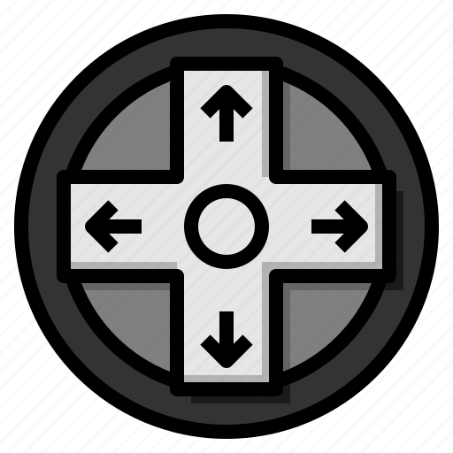 Arrows, directional, game, gamepad, pc icon - Download on Iconfinder