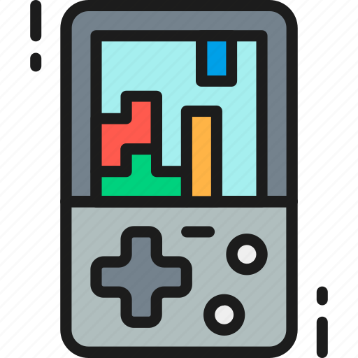 Brick, color, electronic, entertainment, fun, game, tetris icon - Download on Iconfinder