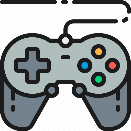 Color, device, entertainment, game, gamepad, gaming, joystick icon - Download on Iconfinder