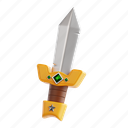 dagger, knife, weapon, game asset, game, asset, video game 