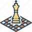 chess, game, checkmate, chess board, brain game, checkered board, competition 