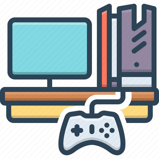 Pc game, multiplayer, video game, console, game, gamepad, controller icon - Download on Iconfinder