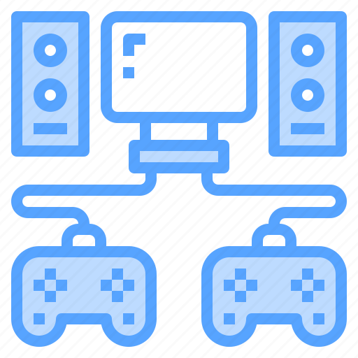 Controller, game, gamepad, monitor, speaker icon - Download on Iconfinder
