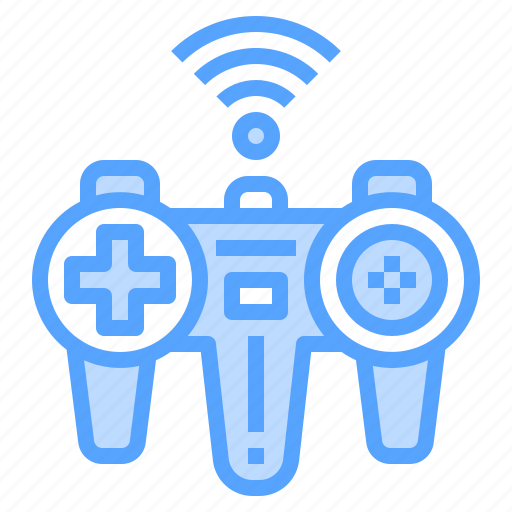 Controller, gamepad, gaming, signal, wireless icon - Download on Iconfinder