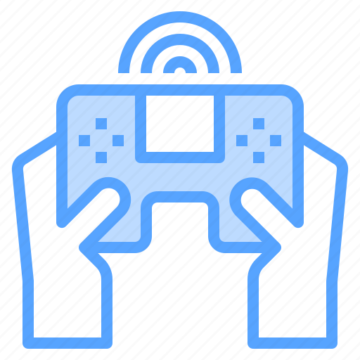 Controller, game, gamepad, hands, wifi icon - Download on Iconfinder