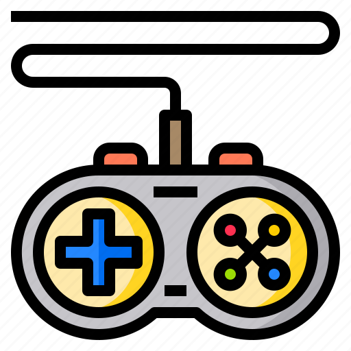 Controller, game, gamepad, gaming, video, wired icon - Download on Iconfinder